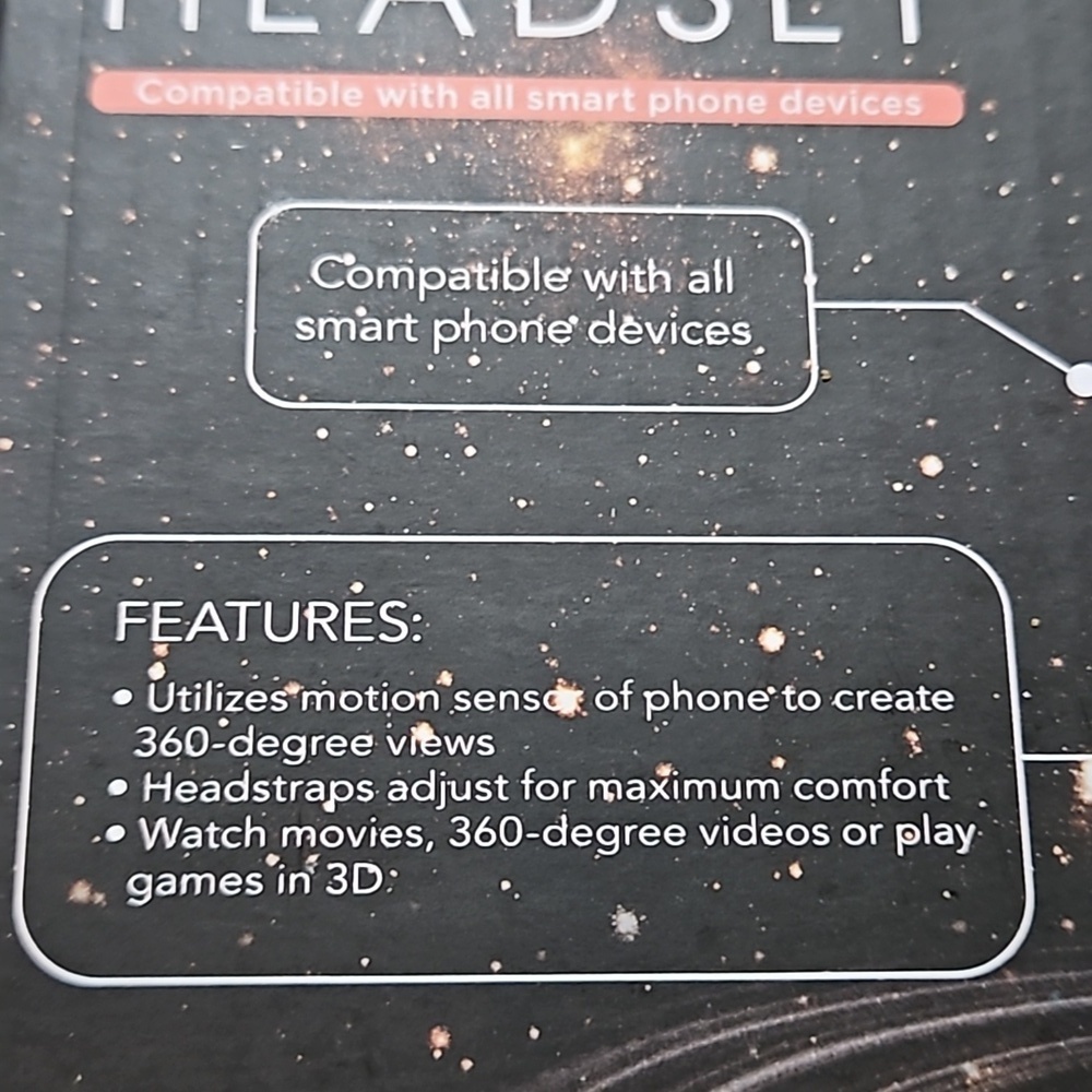 Hype I-Fx Virtual Reality Headset Compatible w/ All Smart Phones 360° Views - Picture 8 of 9